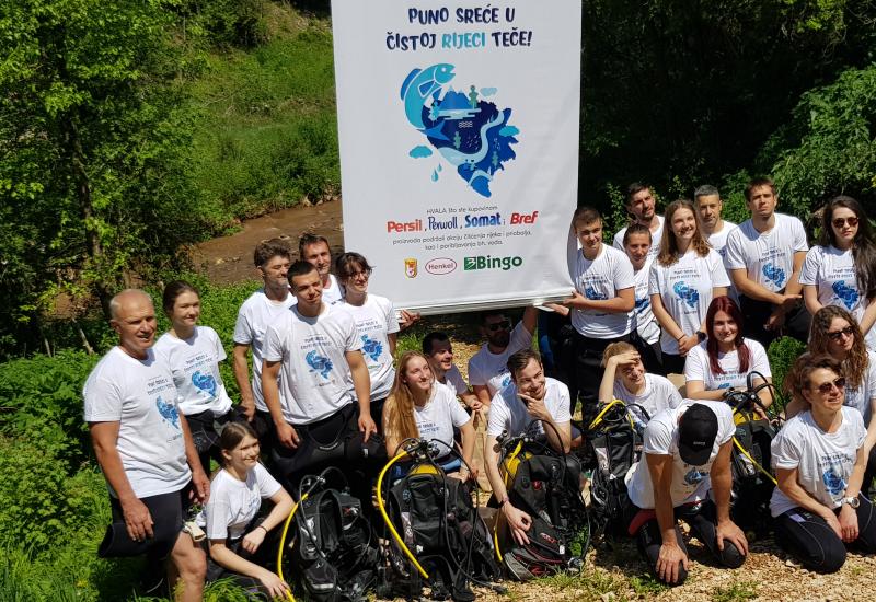 Akcijom čišćenja rijeke Miljacke počela osma sezona projekta “Zajedno za čiste vode BiH”
